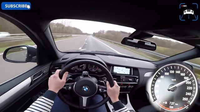 BMW X3 2017 Xdrive 30d МАКСИМАЛКА МАКСИМАЛЬНАЯ СКОРОСТЬ ПЕДАЛЬ В ПОЛ РАЗГОН АВТОБАН ЛАУНЧ СТАРТ смотреть онлайн