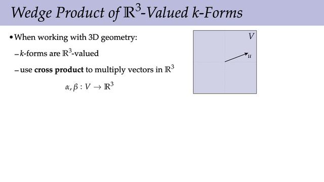 Supplemental： Vector-Valued Differential Forms (Discrete Differential Geometry)