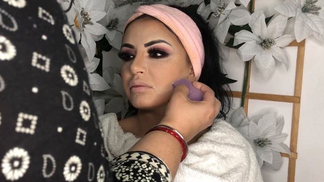 Regal Bridal makeover with smokey eyes