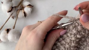 Шапка снуд спицами / Комплект спицами / Шапка для мальчика / Шапка для девочки / Зимний комплект