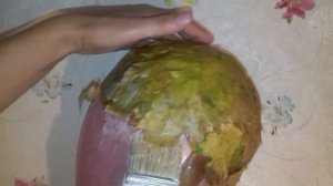 Ваза из осенних листьев. Поделки на тему осень.