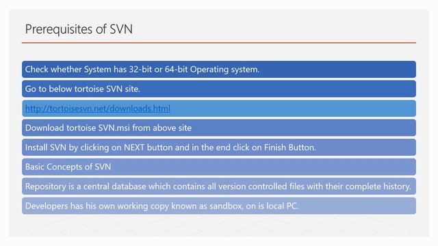 SVN Training Tutorial for Beginners смотреть онлайн