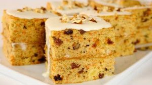 МОРКОВНЫЙ ПИРОГ быстро и вкусно, и в 2 раза меньше масла Carrot cake.