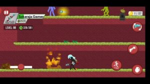 Zombie Boss!! Chapter 3 Fields level 86-90 Stickman Zombie Shooter gameplay