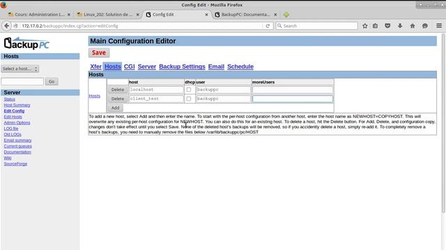 Linux 202 ( Cours 11 - BackupPC partie 2 + cloneZilla) смотреть онлайн