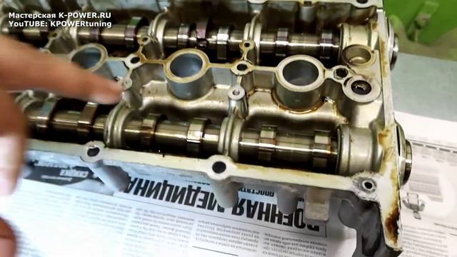 Шедевр инженерной немецкой мысли ( Сарказм ). Мотор Фольксваген Поло СNFB. Крышка с распредвалами.