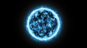 Футаж Синее Солнце