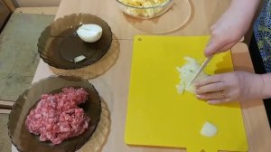 Мясной пирог с фаршем и картошкой