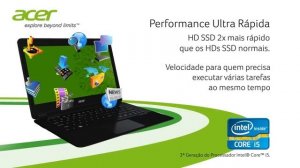 EXPLORE O NOVO: Ultrabook Acer Aspire S5