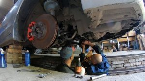 Замена рулевой рейки, субару импреза