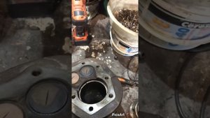 Мелкий ремонт поршневой к750 . Попытка убрать звон поршня. Кажись получилось .