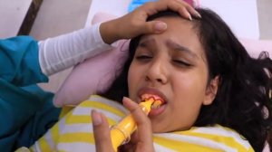 !!  Shfa does not listen to dentist