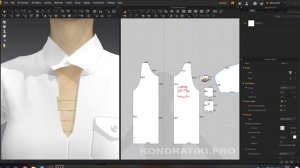 5. Молния и воротник в Marvelous Designer | Курс дизайна в MD