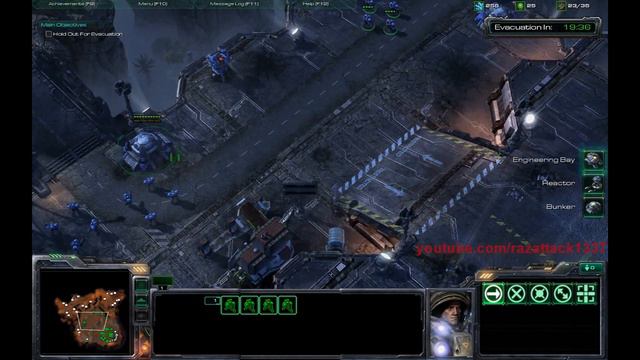 [Hard] Starcraft 2 : WOL - Mission 3 - Zero Hour - Pt 1/3 Walkthrough смотреть онлайн