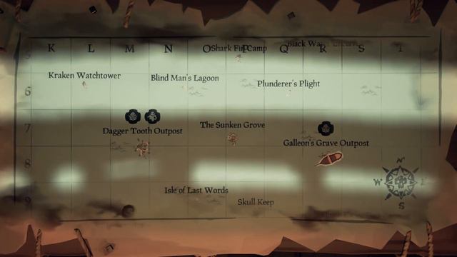 Sea of Thieves: Tall Tales - Checkpoints - Map Markers - New Players Guide