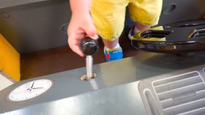 Chris and mom doing shopping in Toy store