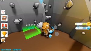 РОБЗИ НАШЕЛ АЛМАЗНУЮ ШАХТУ 9,9999,999 УРОВНЯ | НУБ И ПРО ВИДЕО ROBLOX