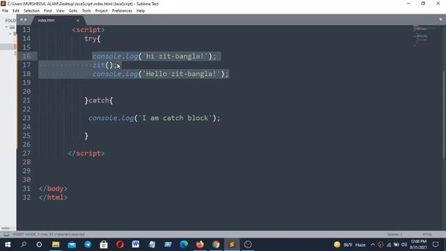 JavaScript Error Handling Part 1