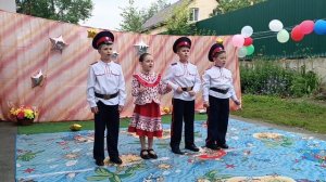 Казачья песня "Провожали казаков" МБДОУ д/с "Журавлик"