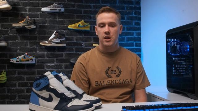 СНОВА ПАЛЬ ЛУЧШЕ. Обзор сравнение оригинала и подделки Air Jordan 1 High Obsidian. смотреть онлайн