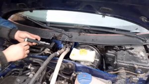 промывка радиатора Passat B5 плюс. когда дует холодный воздух что делать ?