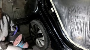 Всё пошло не по плану... Ремонт заднего крыла Hyundai Solaris