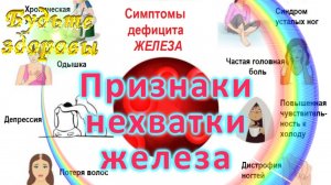 Признаки нехватки железа
