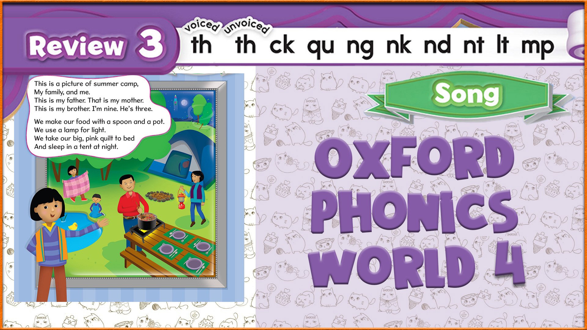 Song | Review 3 | Oxford Phonics World 4 - Consonant Blends. #41