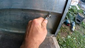 Ремонт прицепа.