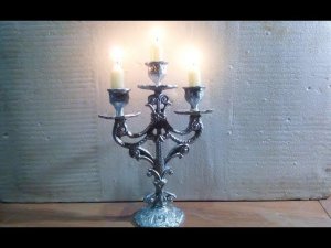 Как отлить подсвечник из алюминия в домашних условиях.
