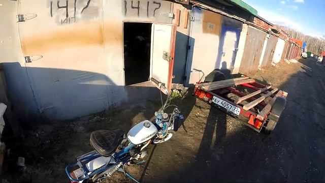 Реставрация мотоцикла ИМЗ "Урал" часть 9 Готовим к транспортировке смотреть онлайн