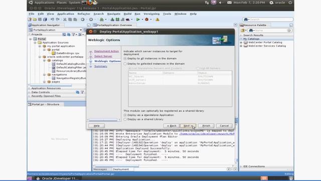 jDeveloper: How to deploy an application to an external WebLogic смотреть онлайн