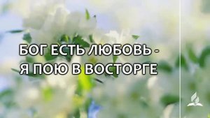 №341 Бог есть любовь - я пою в восторге (тематическое оформл.) _ Караоке с голос