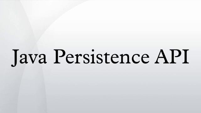 Java Persistence API смотреть онлайн
