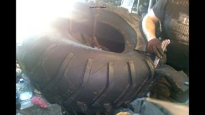 обдирка покрышки ВИ-3 , часть 3