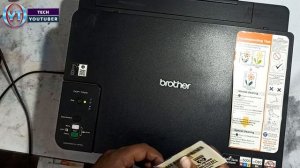 #brother  DCP T220. 2-Sided print || How to ID Print Duble side ||