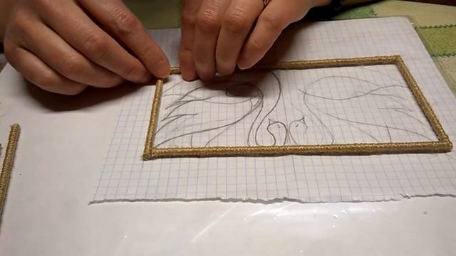 №30 Джутовая филигрань. Мастер Класс по созданию шкатулки "Лебеди" смотреть онлайн