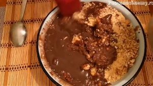 Шоколадная колбаса из печенья. Вкуснейший рецепт.Chocolate sausage