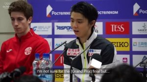 Yuzuru Hanyu Talks about His Ankle Injury in Moscow