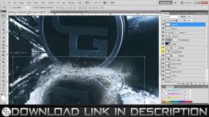 CG Logo Lake Wallpaper Speed Art Photomanipulation