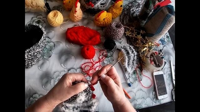 Вязание крючком Курочка