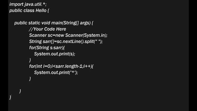Skill Rack- Daily Test - Replace Spaces by Asterisks (Program Id: 9541) 12-10-23 смотреть онлайн