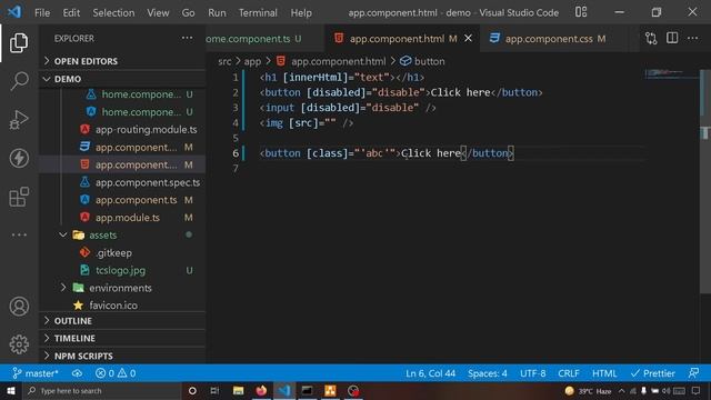 Angular Data Binding | Property Binding | Class Style and Attribute Binding