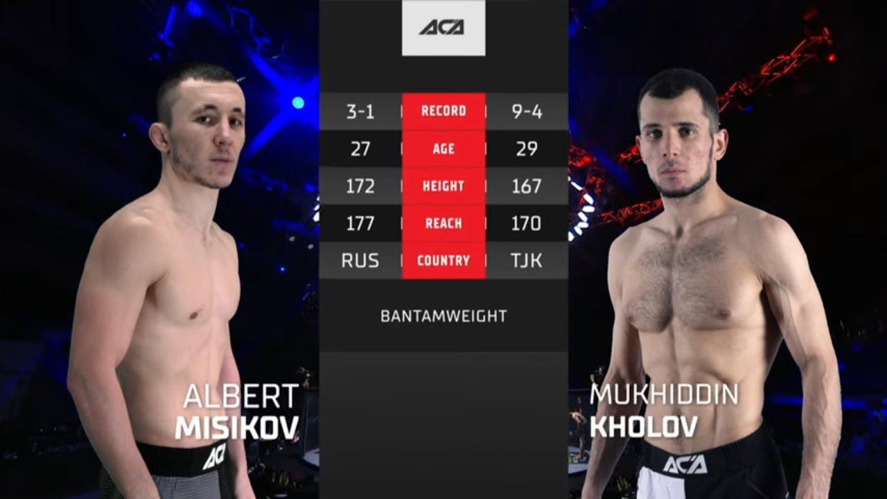 Альберт Мисиков vs. Мухитдин Холов | Albert Misikov vs. Mukhitdin Kholov | ACA 166