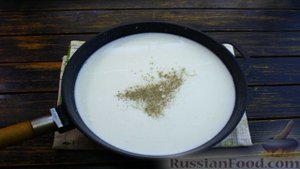 Картофельный суп-пюре с молоком и сыром