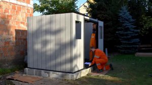 Сборка сарая Keter Oakland 1175 SD  таймлапс