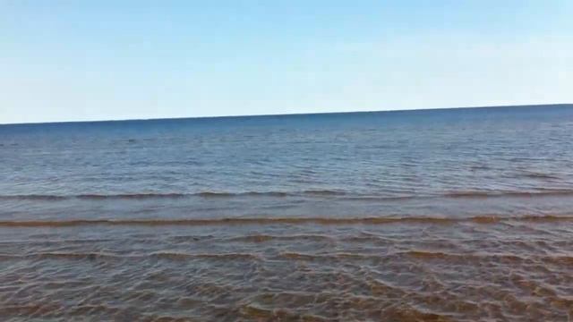 Белое море отлив, около п. Умба. песчаный пляж. смотреть онлайн