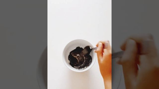 DIY CHARCOAL CLAY MASK 2 of 2 | How to make A Charcoal mask | Creating Cosmetics #Short