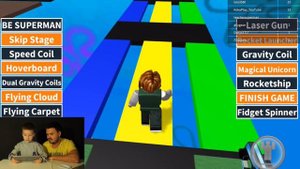 РОБЛОКС Паркур - Roblox Parkour - КокаПлей с Родителями по Сети - Видео для Детей