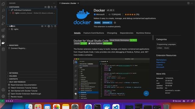 Docker installation | VS Code | step by step смотреть онлайн